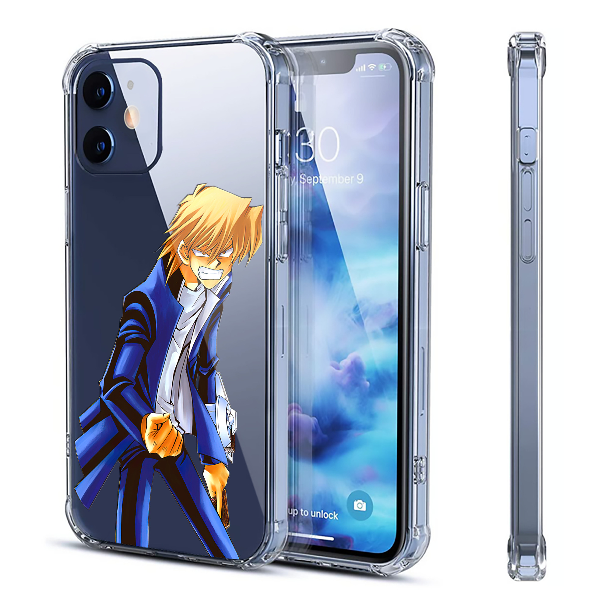 （画像用） 遊☆戯☆王 Yu-Gi-Oh! 【iPhone 12シリーズ対応】透明スマホケース（クリアソフトケース）
